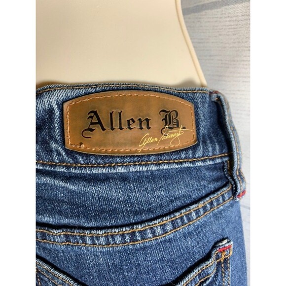 Allen B by Allen Schwartz Retro Jeans – Size 10, Zipper Ankles, Ribbed Legs - Picture 8 of 12